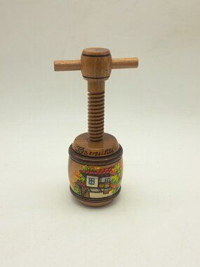 Wooden Corkscrew From Bulgaria